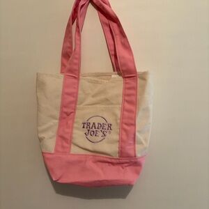Pink and Cream Tote Bag